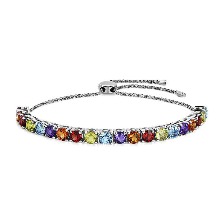 Bracciale regolabile arcobaleno